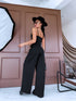 Fabric trousers "FREE FLOW VS8126-1" - BLACK